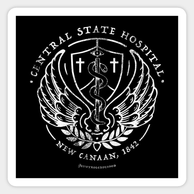 Central State Hospital - Logo Sticker by The Control Group